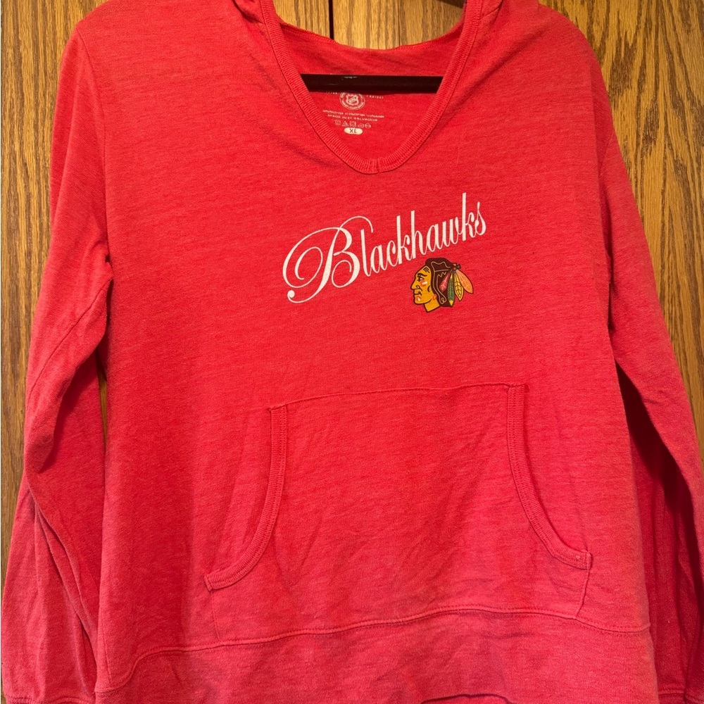 Chicago Blackhawks Red Pullover Hoodie